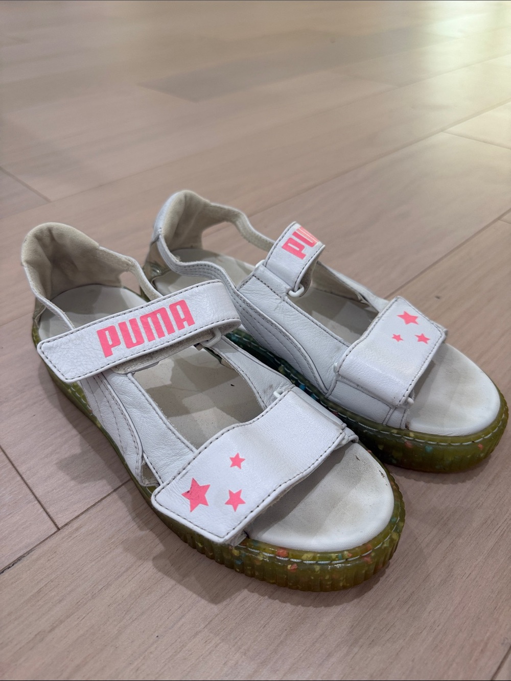 Puma x Sophia Webster Women’s Sandals White/Pink Size 8.5